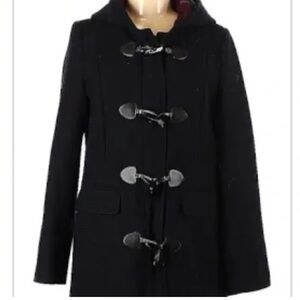 Tommy Hilfiger Black Toggle Pea Coat